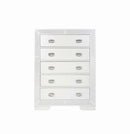 Hollywood 5-Drawers Chest, Pearl