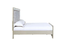 Hollywood King Box Spring Bed, Silver Champagne