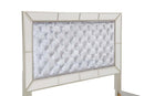 Hollywood King Box Spring Bed, Silver Champagne