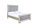 Hollywood King Box Spring Bed, Silver Champagne