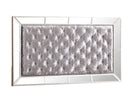 Hollywood Queen Box Spring Bed, Silver Champagne