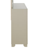 Hollywood 8-Drawers Dresser, Silver Champagne