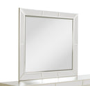 Hollywood 43"L x 33"H Mirror, Silver Champagne