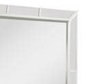 Hollywood 43"L x 33"H Mirror, Silver Champagne