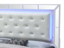 Hollywood_Hills King Box Spring Bed, Silver Champagne
