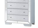 Hollywood_Hills 5-Drawers Chest, Silver Champagne