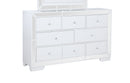 HollywoodHills 8-Drawers Dresser, Silver Champagne