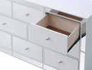 Hollywood_Hills 8-Drawers Dresser, Silver Champagne