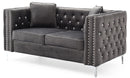 Paige 63in Loveseat, Gray