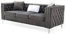 Paige 86in Sofa, Gray