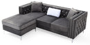 Paige 87in Sofa, Gray