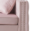 Paige 86in Sofa, Pink
