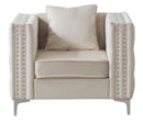 Paige Chair, Ivory