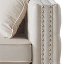 Paige 63in Loveseat, Ivory