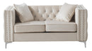 Paige 63in Loveseat, Ivory