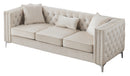 Paige 86in Sofa, Ivory