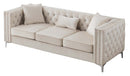 Paige 86in Sofa, Ivory