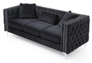 Paige 86in Sofa, Black