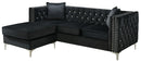 Paige 87in Sofa, Black