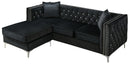 Paige 87in Sofa, Black