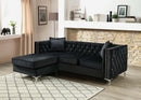 Paige 87in Sofa, Black