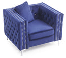 Paige  Chair, Blue