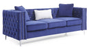 Paige 86in Sofa, Blue