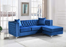Paige 87in Sofa, Blue