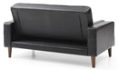 Andrews 60in Loveseat, Black