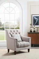 Charleston  Chair, Light Gray