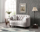 Charleston 63in Loveseat, Light Gray