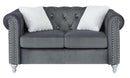 Raisa 60in Loveseat, Gray
