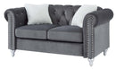 Raisa 60in Loveseat, Gray
