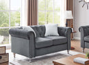 Raisa 60in Loveseat, Gray