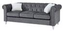 Raisa 83in Sofa, Gray