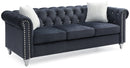 Raisa 83in Sofa, Black