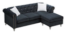 Raisa 82in Sofa, Black