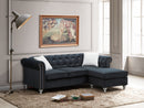 Raisa 82in Sofa, Black