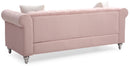 Raisa 83in Sofa, Pink