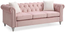 Raisa 83in Sofa, Pink