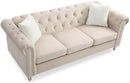 Raisa 83in Sofa, Beige