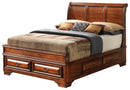 LaVita King Storage Bed, Oak