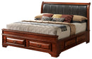 LaVita King Storage Bed, Oak