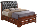 LaVita King Storage Bed, Oak