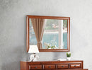 LaVita 45"L x 33"H Mirror, Oak