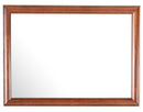 LaVita 45"L x 33"H Mirror, Oak
