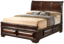 LaVita Full Storage Bed, Cappuccino