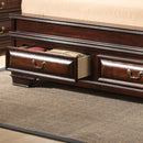 LaVita King Storage Bed, Cappuccino