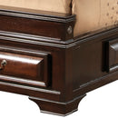 LaVita Queen Storage Bed, Cappuccino