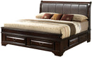 LaVita King Storage Bed, Cappuccino